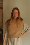 ADULT Merino Knit Vest “Helle Sand”