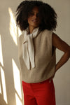 ADULT Merino Knit Vest “Helle Sand”