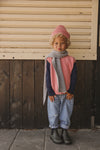 Kids Merino Knit Vest "Harvey Bubblegum"