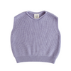 Kids Merino Knit Vest "Harvey Lilac"