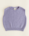 Kids Merino Knit Vest "Harvey Lilac"