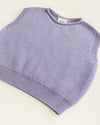 Kids Merino Knit Vest "Harvey Lilac"