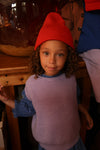 Kids Merino Knit Vest "Harvey Lilac"