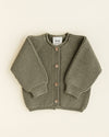 Merino Baby Knit Cardigan "Inga Artichoke"