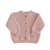 Merino Baby Knit Cardigan "Inga Powder"