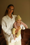 Merino Baby Knit Cardigan "Inga Powder"