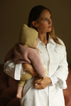 Merino Baby Knit Cardigan "Inga Powder"