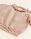 Merino Baby Knit Sweater "Georgette Apricot"