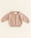 Merino Baby Knit Sweater "Georgette Apricot"