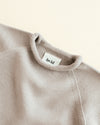 Merino Baby Knit Sweater "Georgette Pebble"