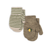 Fäustlinge "Filla Lemon / Stripe", 2er Set