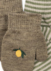 Fäustlinge "Filla Lemon / Stripe", 2er Set