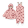 Lined Rain Set "Rainy Palme Amour Pink"