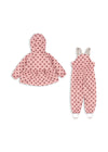 Lined Rain Set "Rainy Palme Amour Pink"