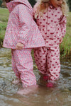 Lined Rain Set "Rainy Palme Amour Pink"