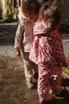 Lined Rain Set "Rainy Palme Amour Pink"