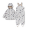 Lined Rain Set "Rainy Palme Sailor Check"