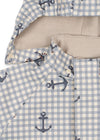 Lined Rain Set "Rainy Palme Sailor Check"