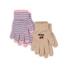 Handschuhe "Filla Cherry / Stripe", 2er Set