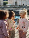 Thermo Pailletten Bomberjacke "Juno Hearts Cameo Rose"