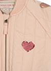 Thermo Pailletten Bomberjacke "Juno Hearts Cameo Rose"