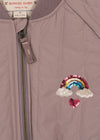 Thermo Pailletten Bomberjacke "Juno Twilight Mauve"
