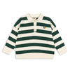 Organic Knit Polo “Manis Pine Grove Stripe”