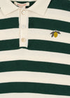 Organic Knit Polo “Manis Pine Grove Stripe”