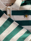Organic Knit Polo “Manis Pine Grove Stripe”