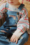 Organic Knit Sweater “Manis Antique Stripe”