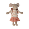 Tricycle Mouse Big Sister - coral