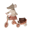 Tricycle Mouse Big Sister - coral