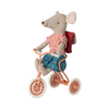 Tricycle Mouse Big Sister with Bag - red