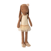 Rag Doll "Bunny Chocolate Brown - Ballet Suit & Skirt Cream", size 2
