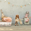 Rag Doll "Bunny Chocolate Brown - Ballet Suit & Skirt Cream", size 2