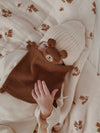 Alpaka Wolle Schmusetuch "Teddy Nut"