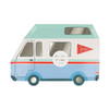 Paper Plates "Camping Adventure Camper Van", set of 8