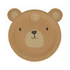 Paper Plates "Woodland Bear", set of 8