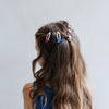 Hair Clips "Jazzy Heart Mini Clic Clacs" set of 5
