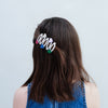 Hair Clips "Jazzy Heart Mini Clic Clacs" set of 5