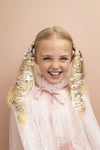 Hair Clips "Scallop Mini Clic Clacs" set of 5