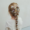 Hair Clips "Winged Unicorn & Rainbow Clic Clacs" set of 4