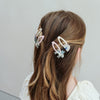 Hair Clips "Winged Unicorn & Rainbow Clic Clacs" set of 4