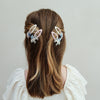Hair Clips "Winged Unicorn & Rainbow Clic Clacs" set of 4