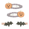 Haar Clip "Pumpkin & Bat Clip Set" 4er Set
