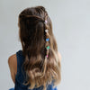 Hair Ties "Jazzy Heart Mini Ponies", set of 8