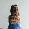 Hair Ties "Jazzy Heart Mini Ponies", set of 8