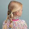 Hair Ties "Jazzy Heart Mini Ponies", set of 8