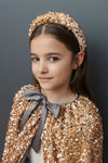 Headband "Sequin Alice Gold"