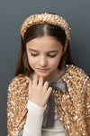 Sequin Cape Gold